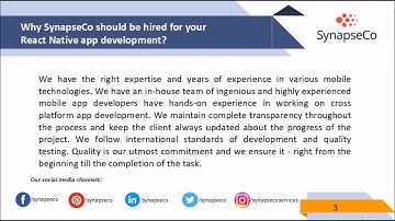 SynapseCo React Native App Development Company