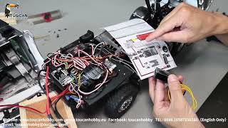 The operation of adding a NX sound system in the truck #model #rctruck