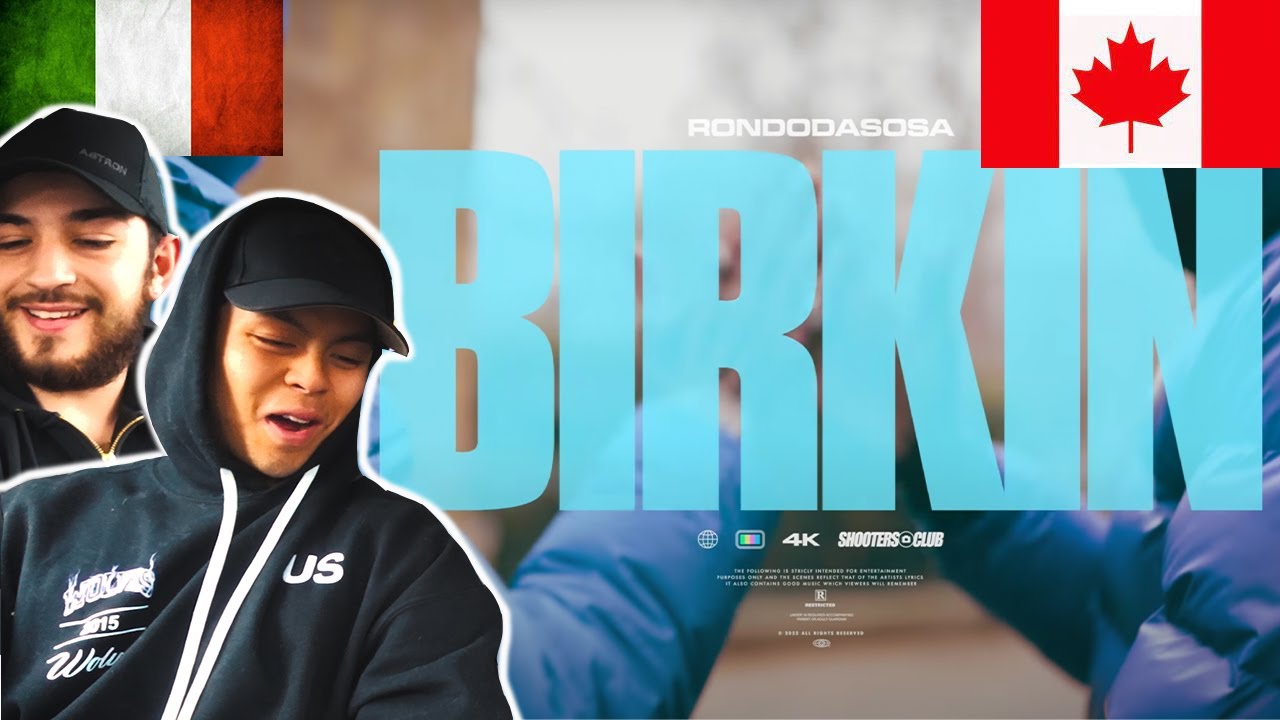 CANADIANS REACT TO ITALIAN RAP - Rondo X BIRKIN (Official Video) - YouTube