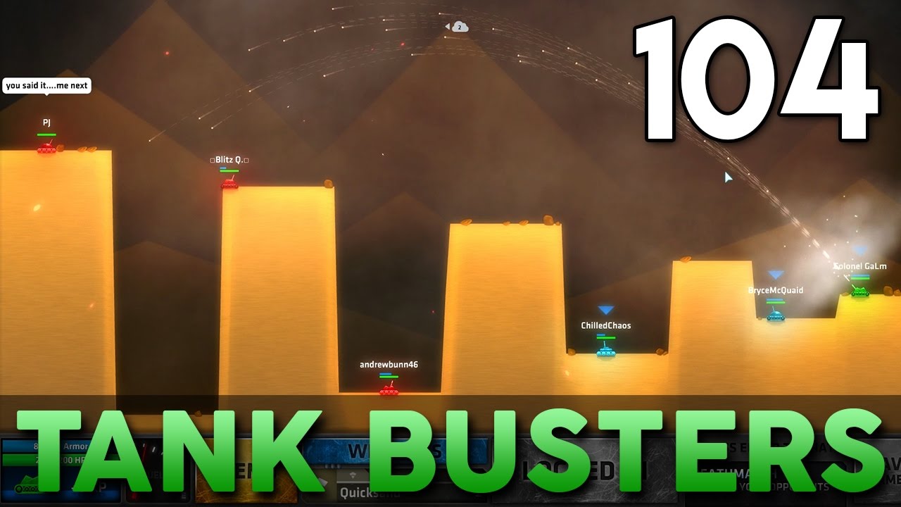 [104] Tank Busters (Let's Play ShellShock Live w/ GaLm and Friends ...