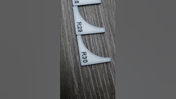 3D Printing a Radius Gauge R1-30 | Essential Tool for Precision! | Layer Lab #shorts