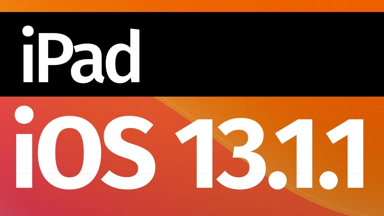 How to Update to iPadOS 13.1.1 - iPad , iPad mini, iPad Air, iPad Pro