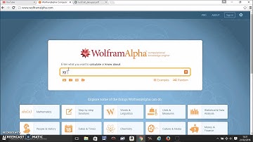First Order Differential Equations using Wolfram Alpha