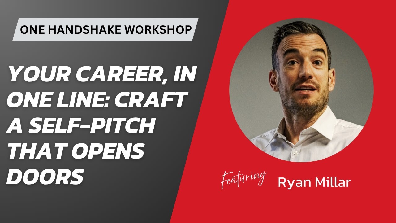 Workshop: Your Career, In One Line: Craft a Self-Pitch That Opens Doors