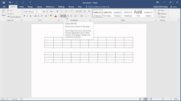How to Split and Merge Tables in Word 2016