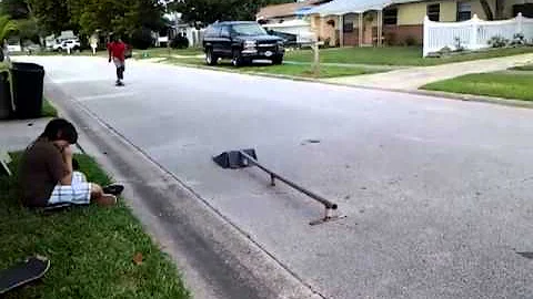 Zqchary grinding a rail