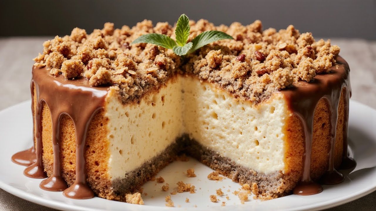 Самый полезный овсяный пирог: овсянка, творог, банан и яблоко!