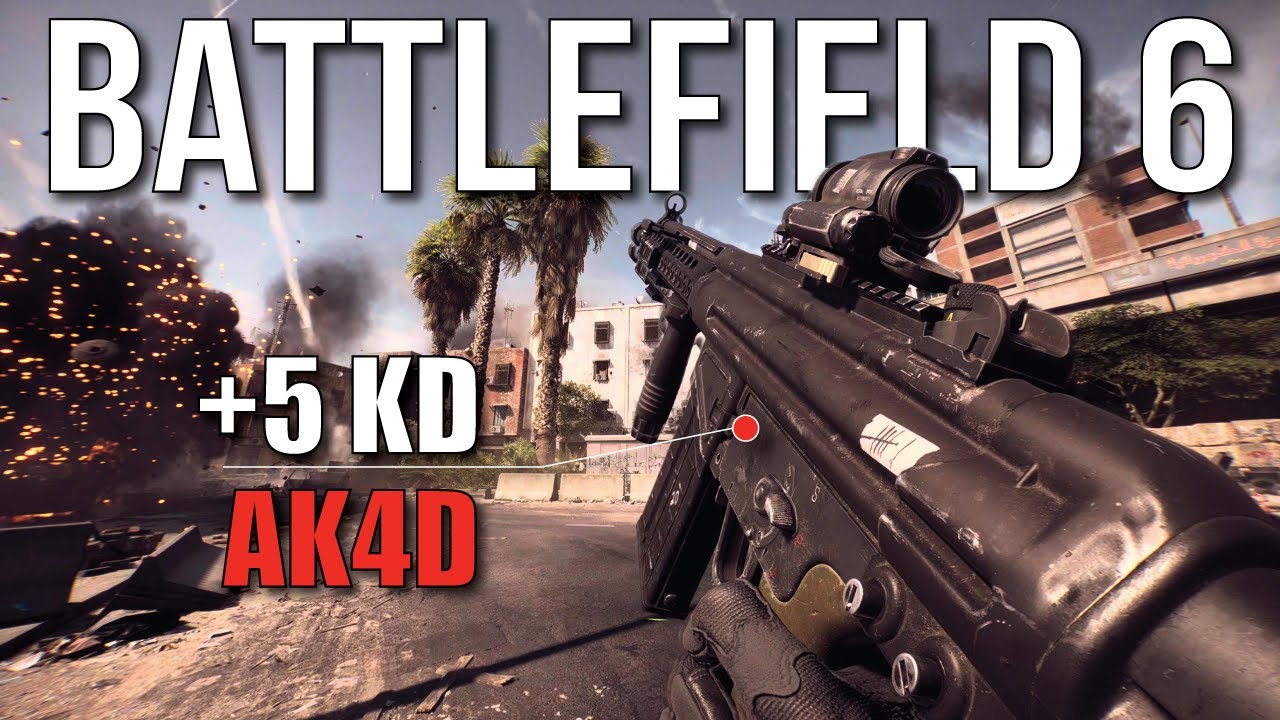 AK4D Assault Class | Battlefield 6 Rush on Siege of Cairo | No Commentary 4k