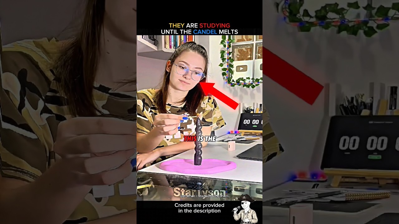 Study Until The Candle Melts 🤯