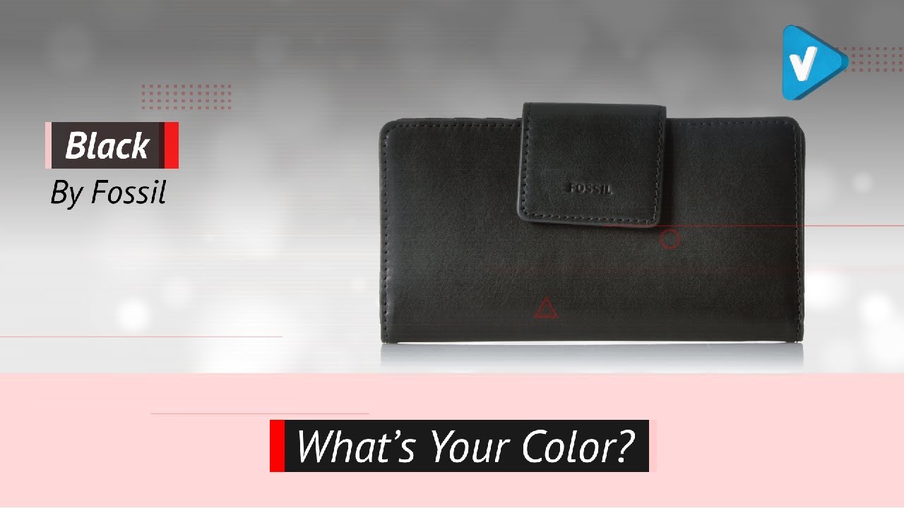 Fossil Emma Tab Clutch Rfid Black, One Size: Choose Your Favorite Style!