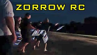 Zorro RC Planes: Night Flight Spectacular with Synchronized LEDs at Weston Park Model Airshow 2023