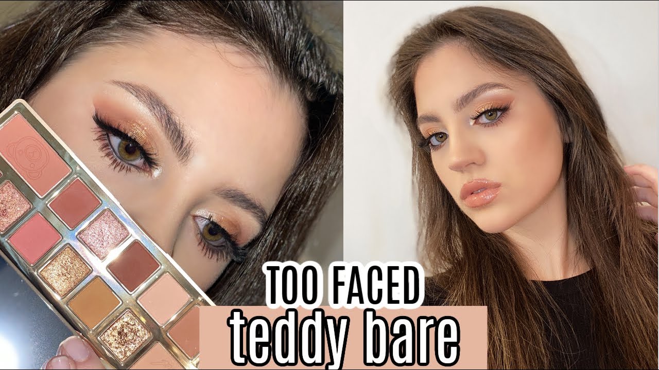 TOO FACED TEDDY BARE PALETTE REVIEW + TUTORIAL