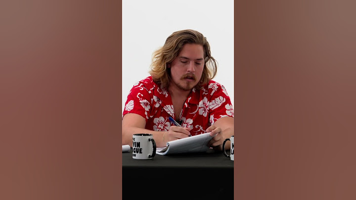Cole Sprouse's Biggest Fear