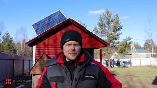 Установка солнечных батарей на разные скаты крыши
