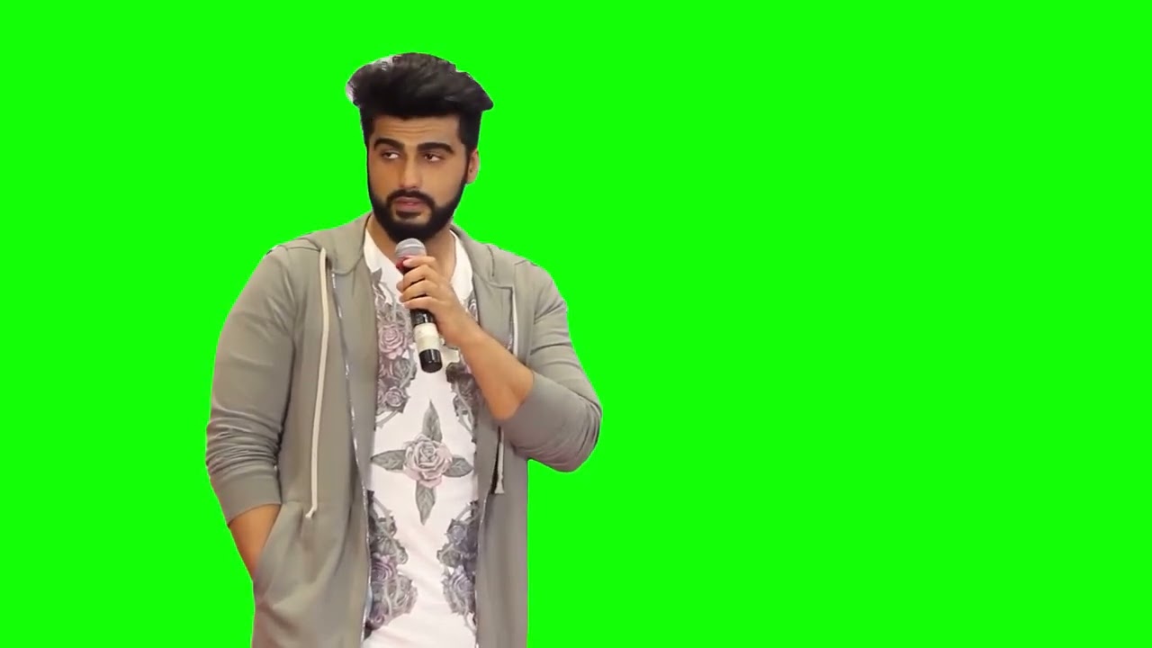Arjun Kapoor Blank Expression 💀 | Bollywood Meme Green Screen Clip