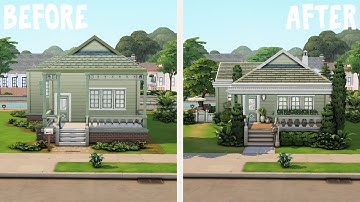 Streamlet Single || Renovating Base Game || The Sims 4: Speed Build