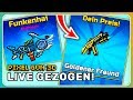 Goldener Freund + Funkenhai im Stream gezogen! | Pixel Gun 3D [Deutsch]