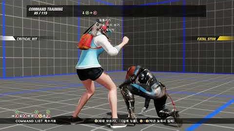 DOA6 Command Training - Hitomi