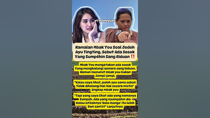 Viral! Ramalan Mbak You soal Ayu Ting Ting & Jodohnya, Bikin Merinding #mbakyou #ayutingting