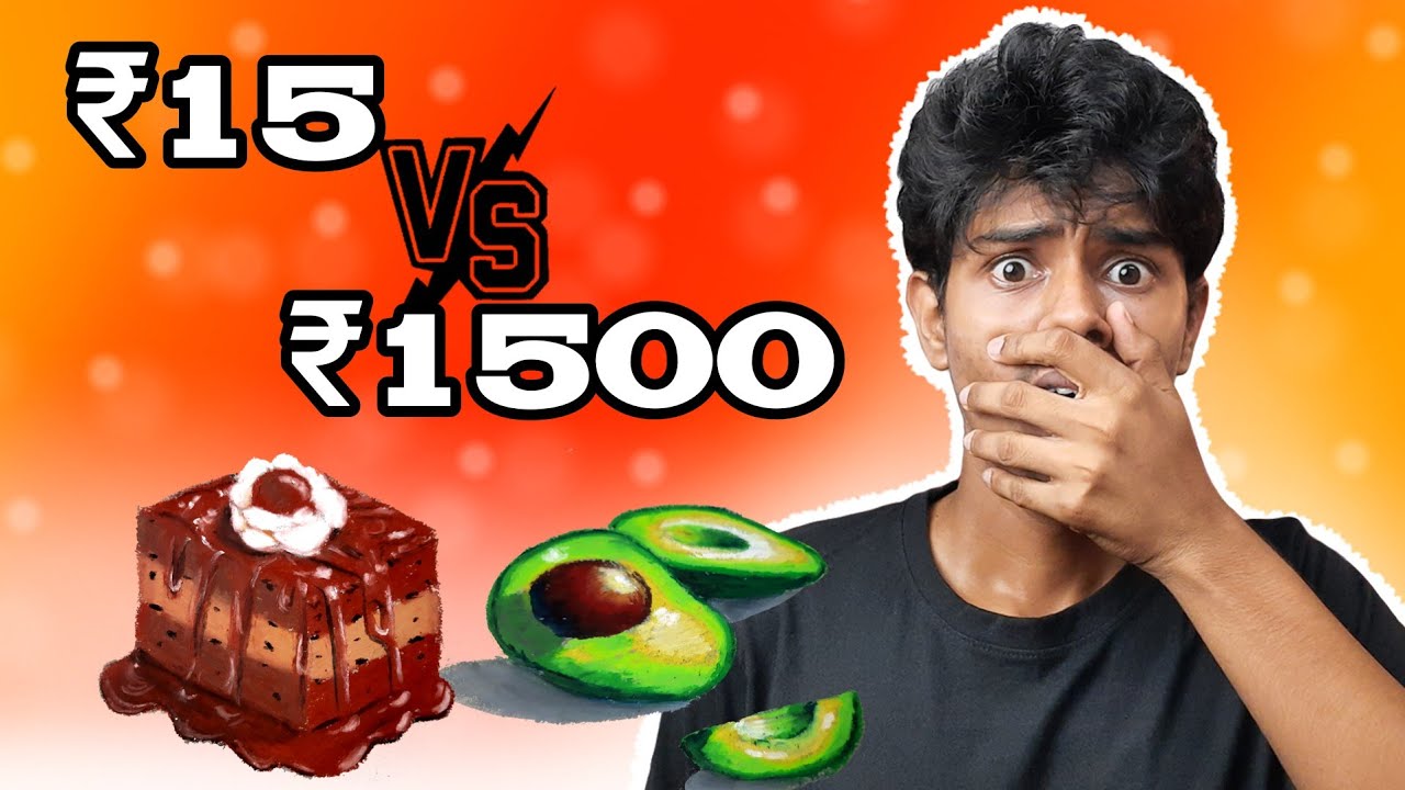 Cheap VS Expensive oil pastel drawing 🤯 shocking result YouTube