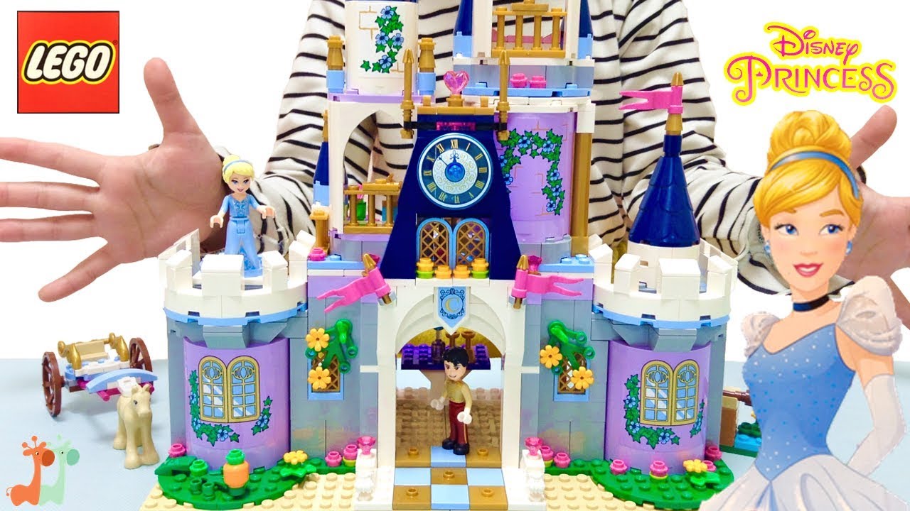 レゴ ディズニープリンセス シンデレラの城 王子様 Lego Disney Princess Cinderella S Dream Castle Youtube