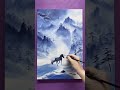 the magic of winter landscapes. 🐎❄️🏔️