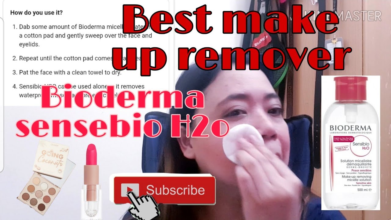 Best makeup remover! Bioderma Sensibio H2O YouTube