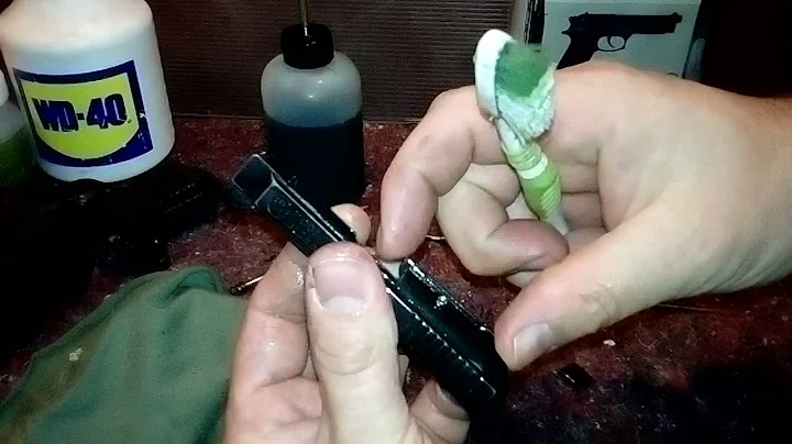 Pistola a salve Bruni 315 GT cal. 8 Knall ( smontaggio e pulizia )