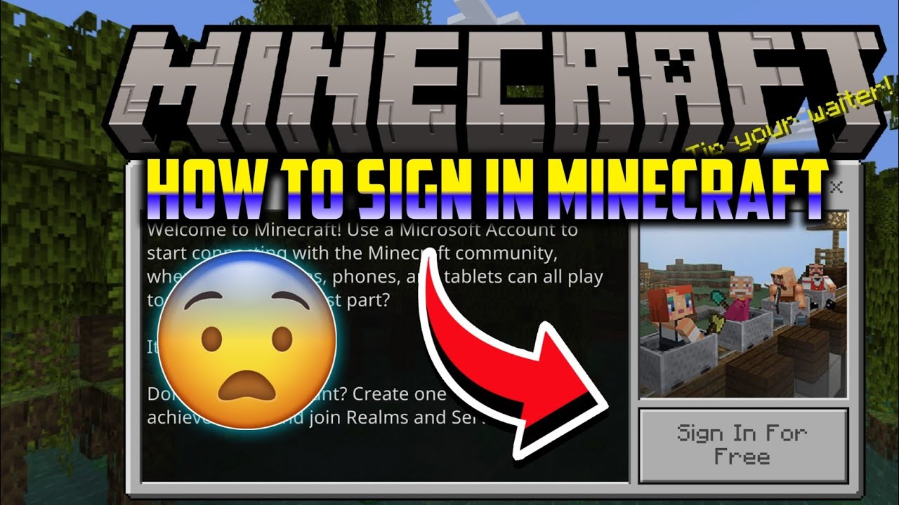 How to sign in Minecraft free 😯 Minecraft Sign in Problem Fix 🙂