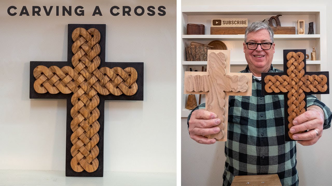 Carving a Celtic Cross YouTube