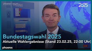 Aktuelle Wahlergebnisse Stand 23.02.25, 2200 Uhr Präsentiert Von Jörn Schönenborn