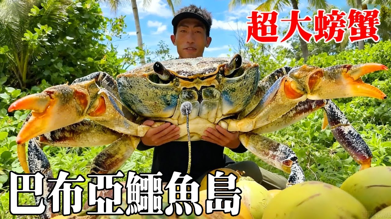 巴布亞鱷魚島求生挑戰！與世隔絕的荒島上全是鱷魚，暴雨冒險抓到野生螃蟹 ！