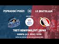 [ZÁZNAM] HK IMS-East Popradskí Piráti - LG Bratislava