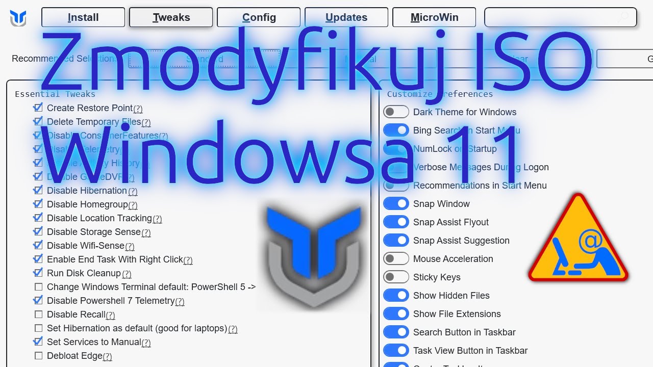 Poradnik - zmodyfikuj sobie ISO instalacyjne Windowsa 11