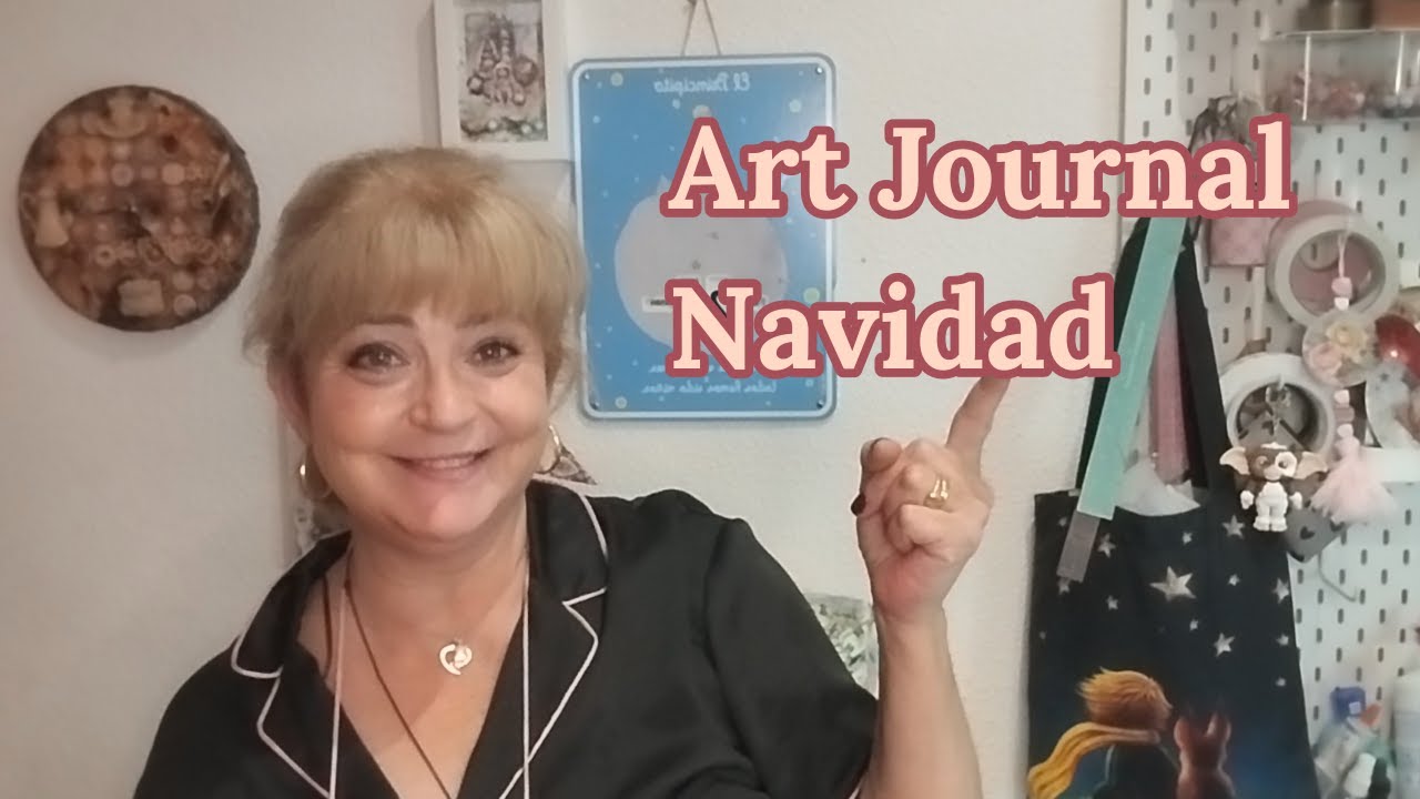 Haz conmigo una nueva página de mi Art Journal NAVIDAD