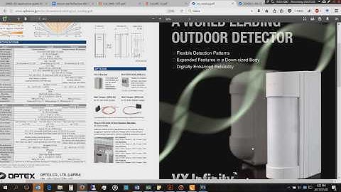 Optex VXI and Takex (MS-12FE) outdoor PIRs