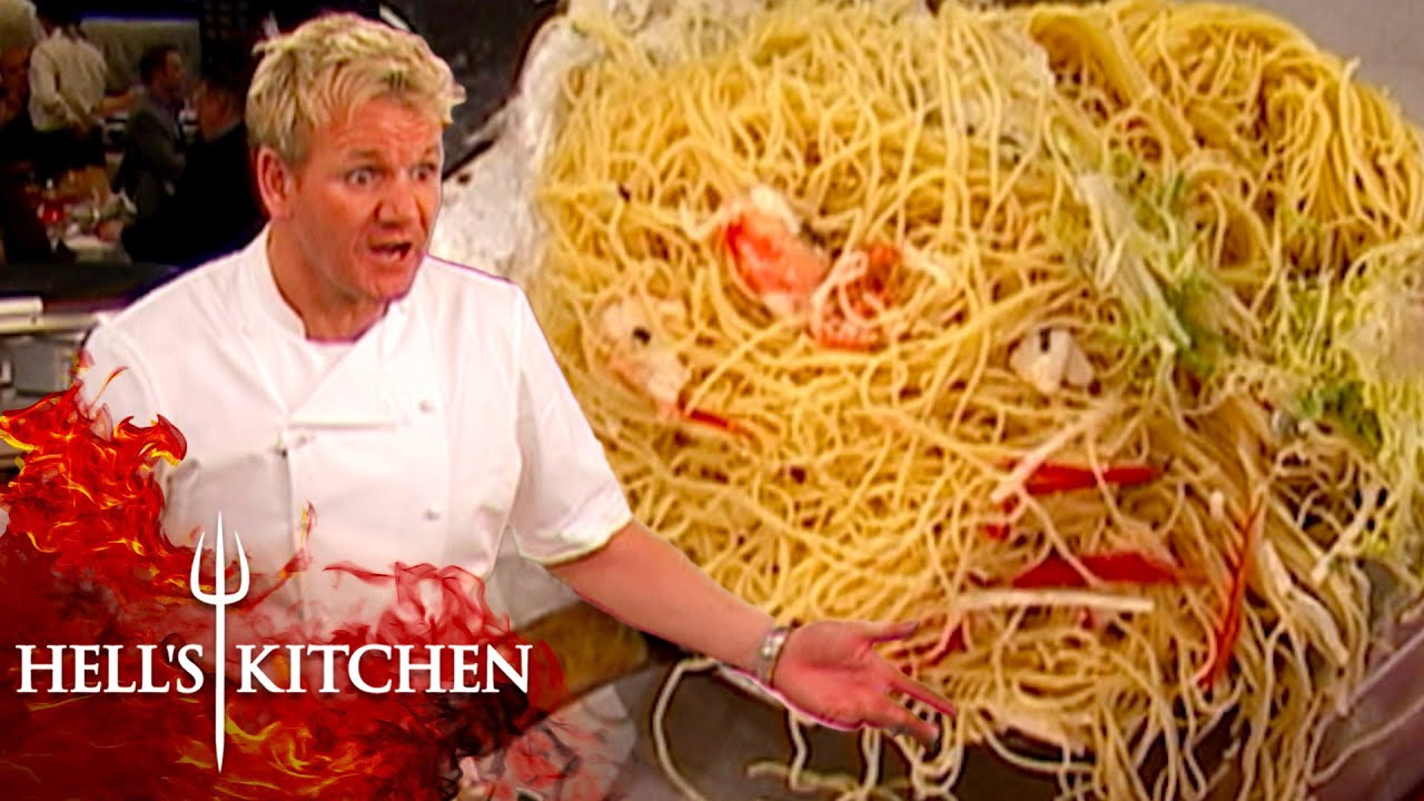 The Infamous Infinite Capellini Hell's Kitchen YouTube