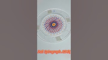 Beautiful Satisfying Spirograph ASMR #asmr #spirograph #art #asmrsounds #satisfying #relaxing