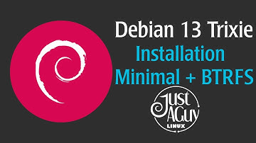 Debian 13 Trixie Minimale installatie met BTRFS