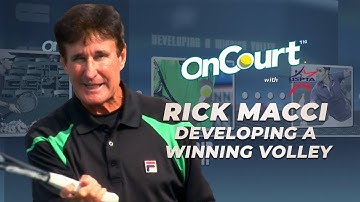 On Court With USPTA: Developing A Winning Volley With Rick Macci