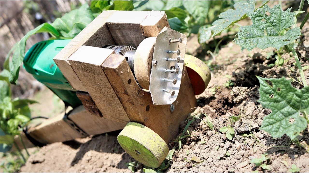 How to make a mini power Weeder DIY. YouTube