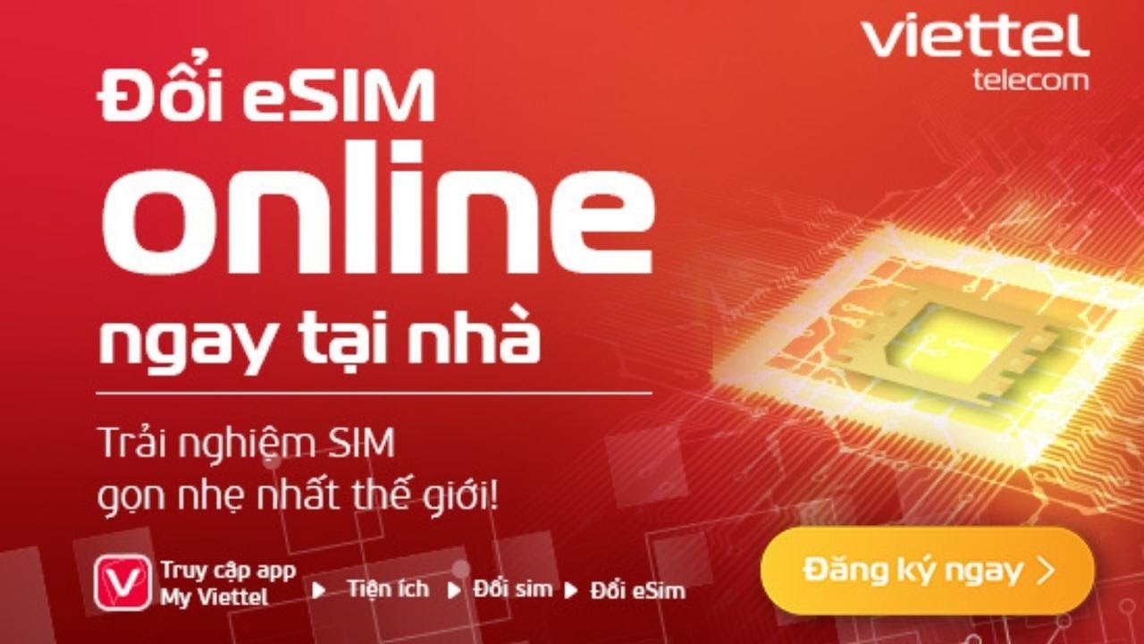 Chuyển sim vật lý sang eSIM bằng ứng dụng nhà mạng