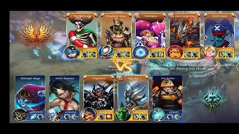 Heroes of Order and Chaos: 5v5 custom game (Debronee gameplay #6)