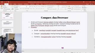 Brute Force, Divide & Conquer, dan Decrease & Conquer by Kevin Galuh