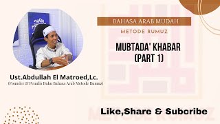 #bahasaarabmudah #metoderumuz  Mubtada' Khabar Part 1