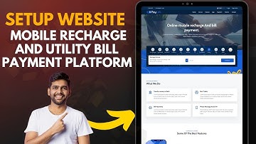 Setup website for Mobile Recharge And Utility Bill Payment Platform