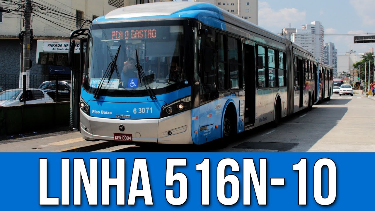 Linhas de Ônibus #01 - 516N-10 - Jardim Miriam/Praça Dom Gastão (Circular)