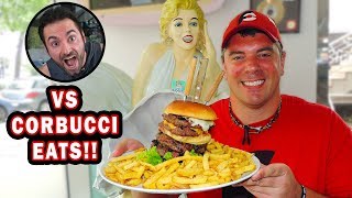 The 50's American Diner Burger Record Challenge