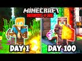 I Survived 100 Days in HARDCORE Modded Minecraft 1.17.1... *NEW*