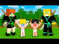 Fui ADOTADO por uma FAMILIA de NINJAS no minecraft